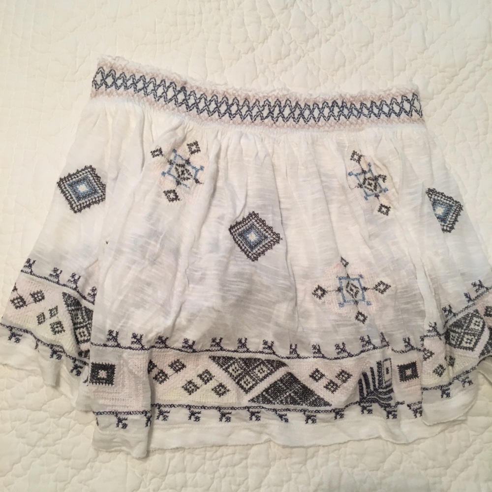 Embroidered Free People Top